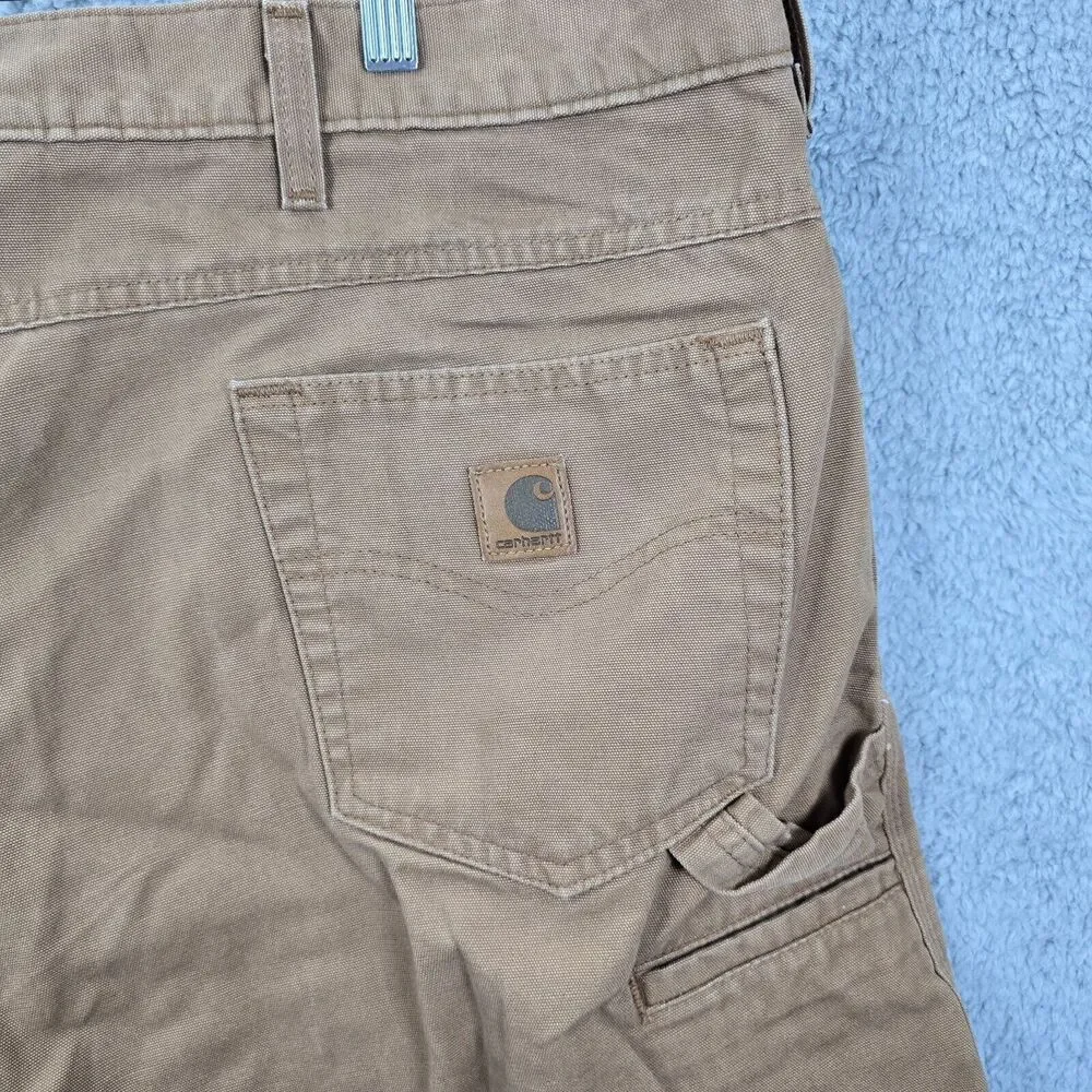 Carhartt Men's Brown Cargo Carpenter Shorts B190 BUC Size 44